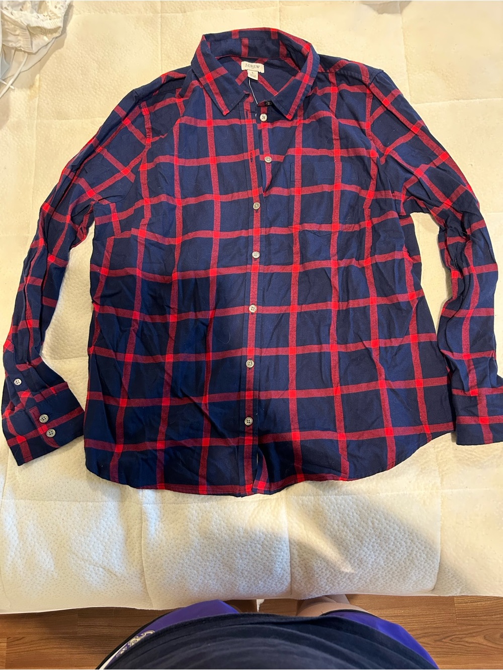 J. Crew - NWT 100% Cotton Plaid Flannel